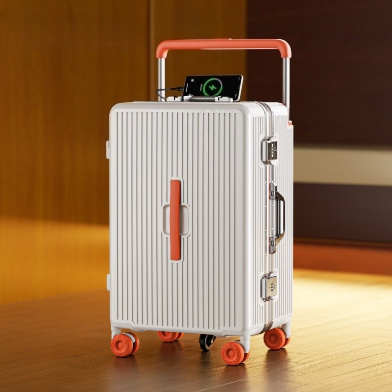 Aluminum Frame Carry On Luggage - 20~28인치 와이드 핸들 여행용 캐리어 알루미늄