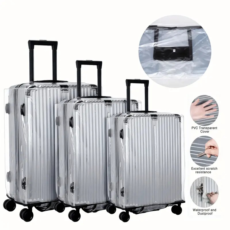 Luggage Protective Cover Transparent - 18-30 인치 가방 PVC 커버 보호대,