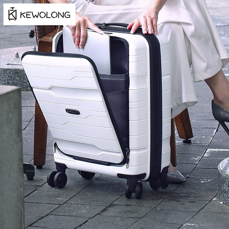 Cabin Size Lightweight Travel Trolley - 20인치 전면 개방형 기내용 캐리어 (남녀공용)