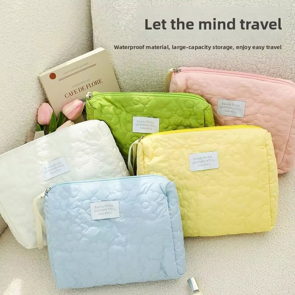 Cosmetic Bags - 새로운 꽃 패턴 여성 메이크업 가방