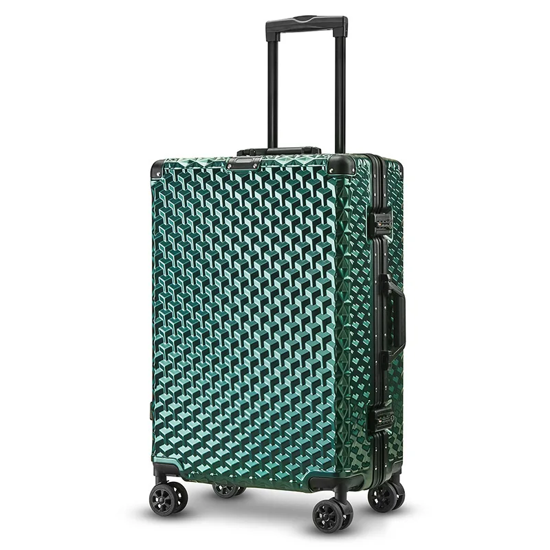 Aluminum Frame Carry On Luggage - 알루미늄 프레임 여행 가방, 암호 상자,