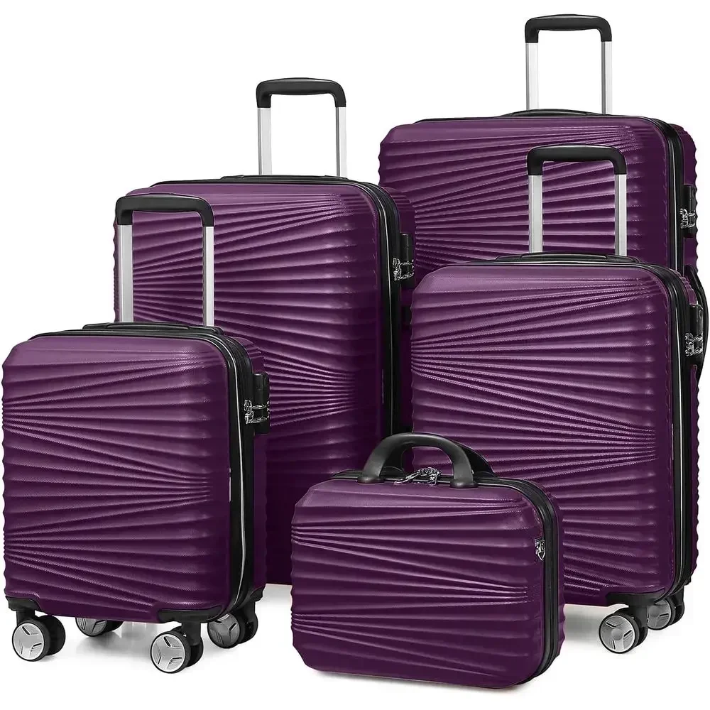 Expandable Hard Shell Luggage Set - 5종 하드쉘 확장형 캐리어 세트(스피너 휠