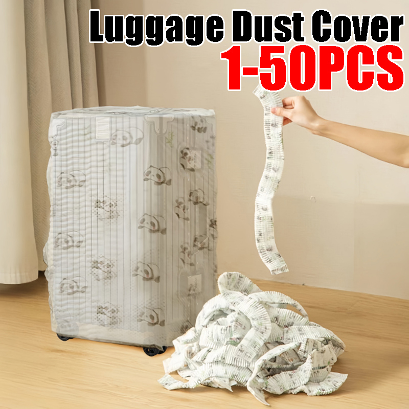 Waterproof Suitcase Cover Protector - 일회용 부직포 만능 풀커버 수하물 먼지