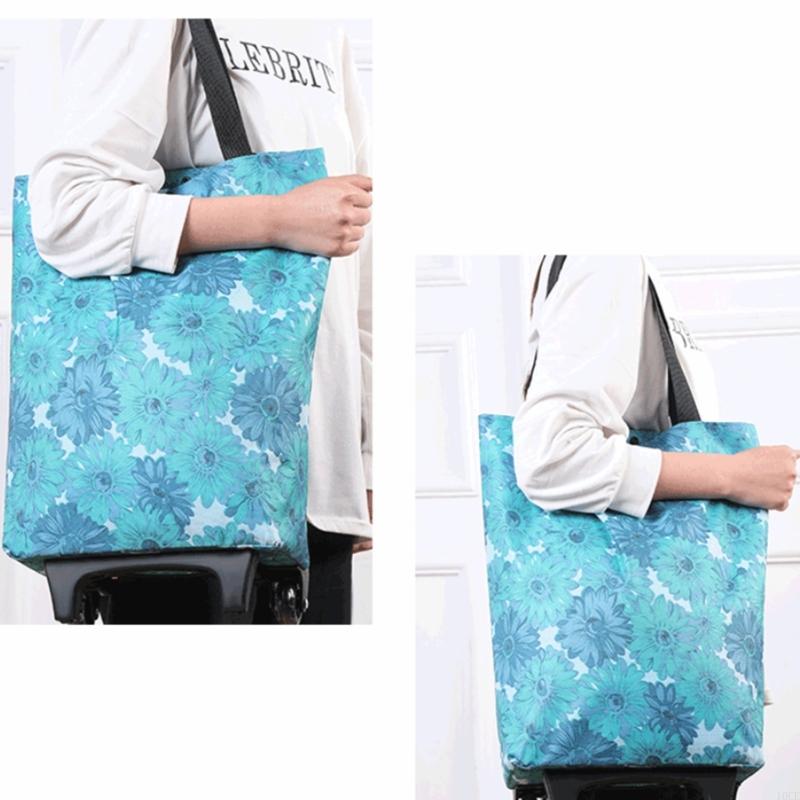 경량 접이식 트롤리 카트 개폐식 손잡이 조용한 바퀴 실 - Foldable Rolling Luggage Bag 리뷰 및 가격