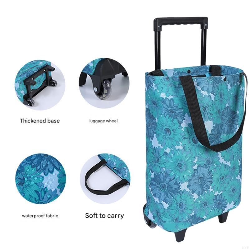 경량 접이식 트롤리 카트 개폐식 손잡이 조용한 바퀴 실 - Foldable Rolling Luggage Bag 리뷰 및 가격