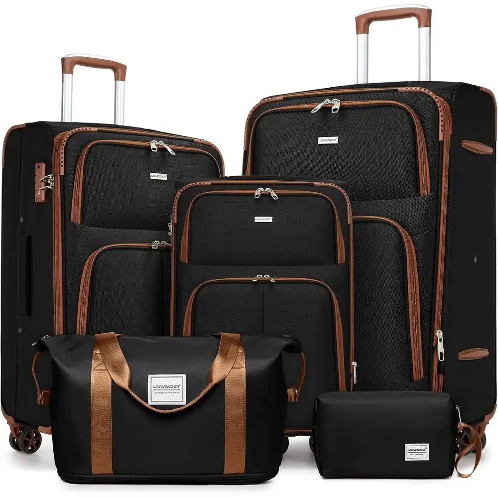 5종 확장형 여행가방 세트(스피너 휠 포함), 가벼운  - Expandable Hard Shell Luggage Set 리뷰 및 가격