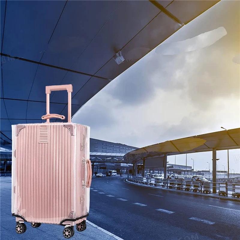 1Pc 투명 PVC 여행 가방 보호대 방진 스크래치 방 - Luggage Protective Cover Transparent 리뷰 및 가격