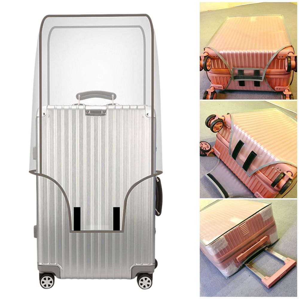 16-28인치 여행용 수하물 커버 PVC 투명 수하물  - Waterproof Suitcase Cover Protector 리뷰 및 가격