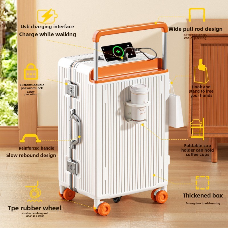 20~28인치 와이드 핸들 여행용 캐리어 알루미늄 프레 - Aluminum Frame Carry On Luggage 리뷰 및 가격