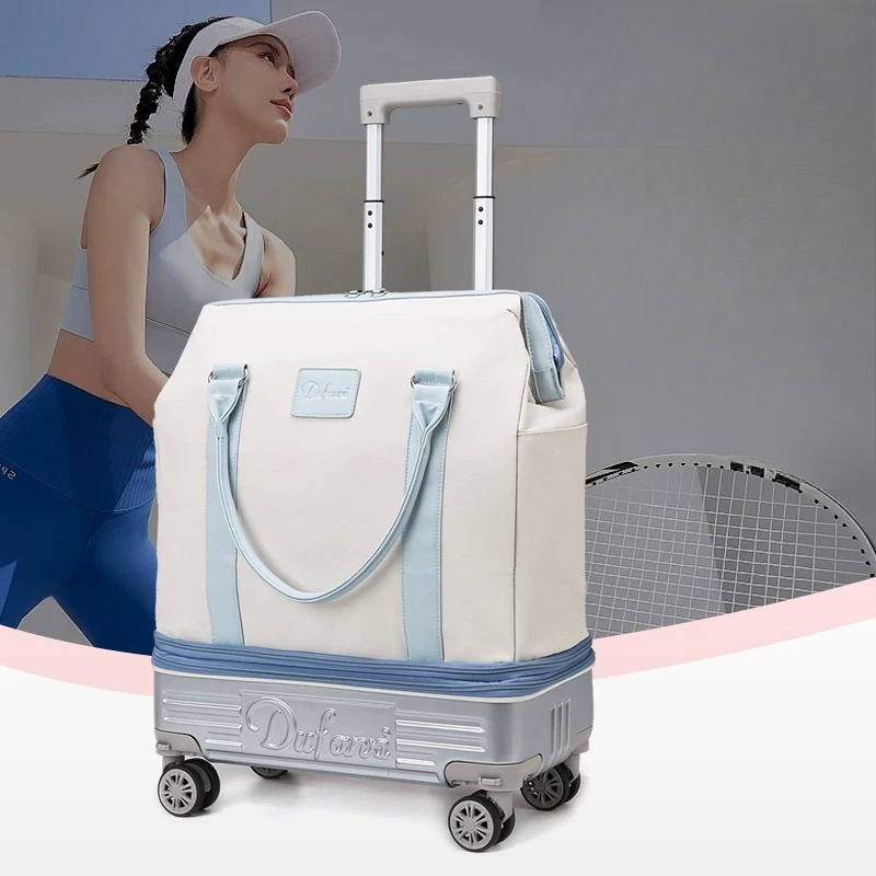 접이식 바퀴 달린 더플백, 경량 스피너 여행용 토트백, - Foldable Rolling Luggage Bag 리뷰 및 가격