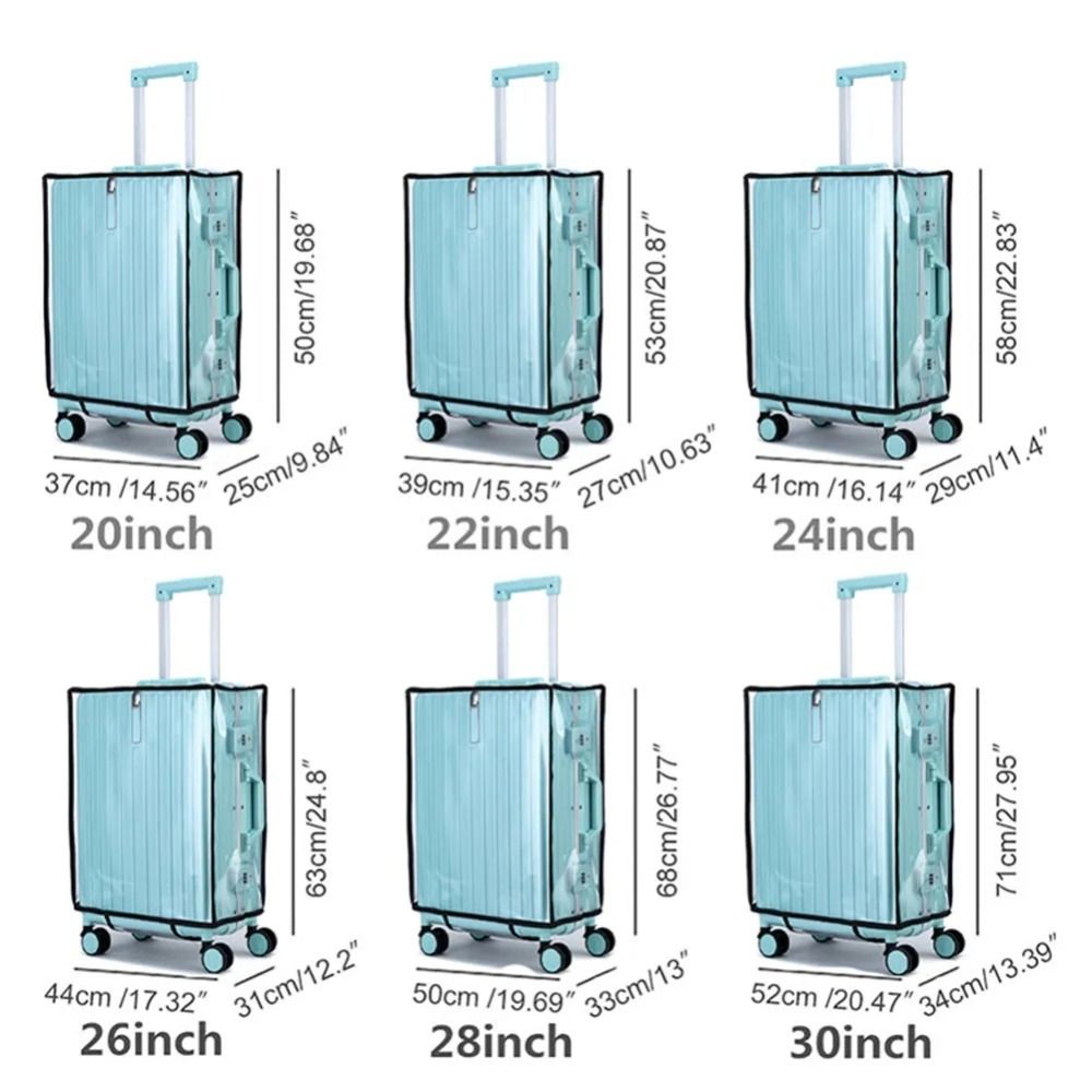 새로운 여행용 수하물 보호 케이스 PVC 투명 수하물  - Luggage Protective Cover Transparent 리뷰 및 가격
