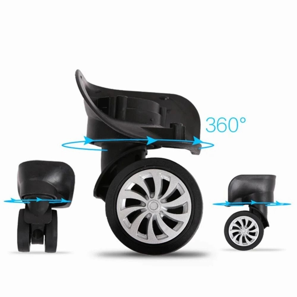 4개 범용 여행 가방 바퀴 360도 회전 교체 부품 여 - Silent Replacement Luggage Wheels 리뷰 및 가격