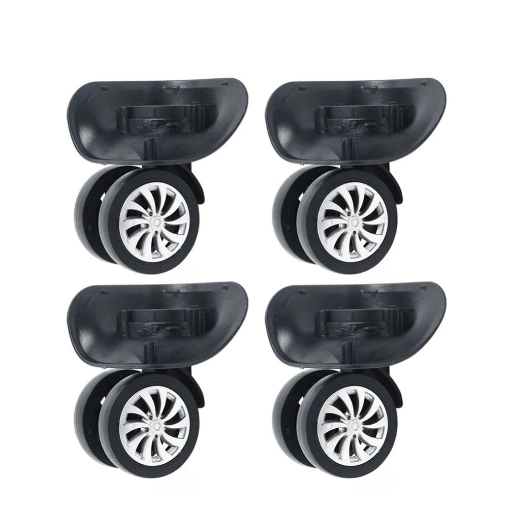 4개 범용 여행 가방 바퀴 360도 회전 교체 부품 여 - Silent Replacement Luggage Wheels 리뷰 및 가격