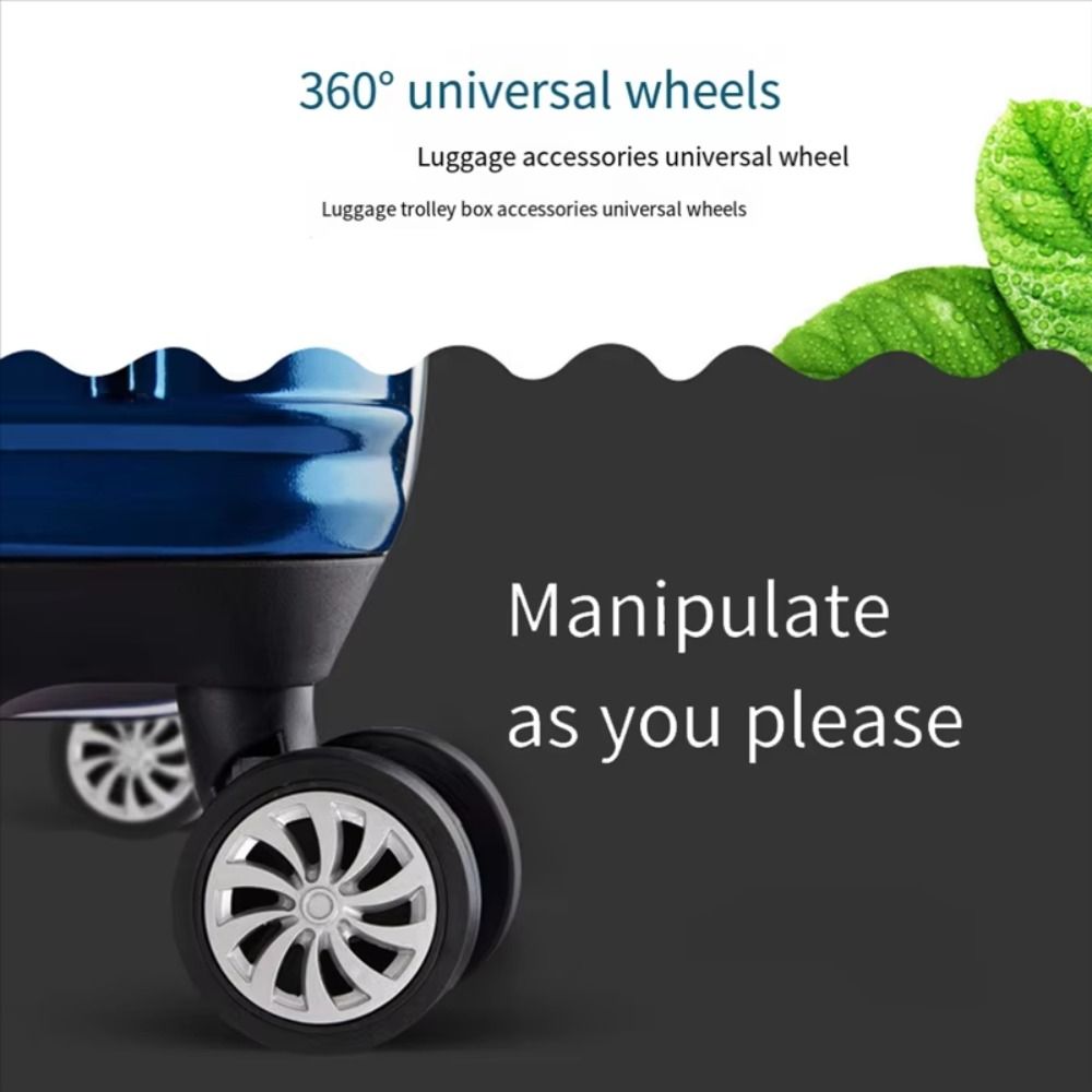 4개 범용 여행 가방 바퀴 360도 회전 교체 부품 여 - Silent Replacement Luggage Wheels 리뷰 및 가격