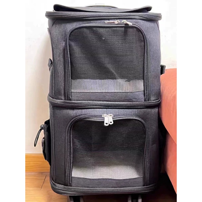 한방 더블 레이어 애완동물 롤링 캐리어 회전 바퀴 접이 - Foldable Rolling Luggage Bag 리뷰 및 가격
