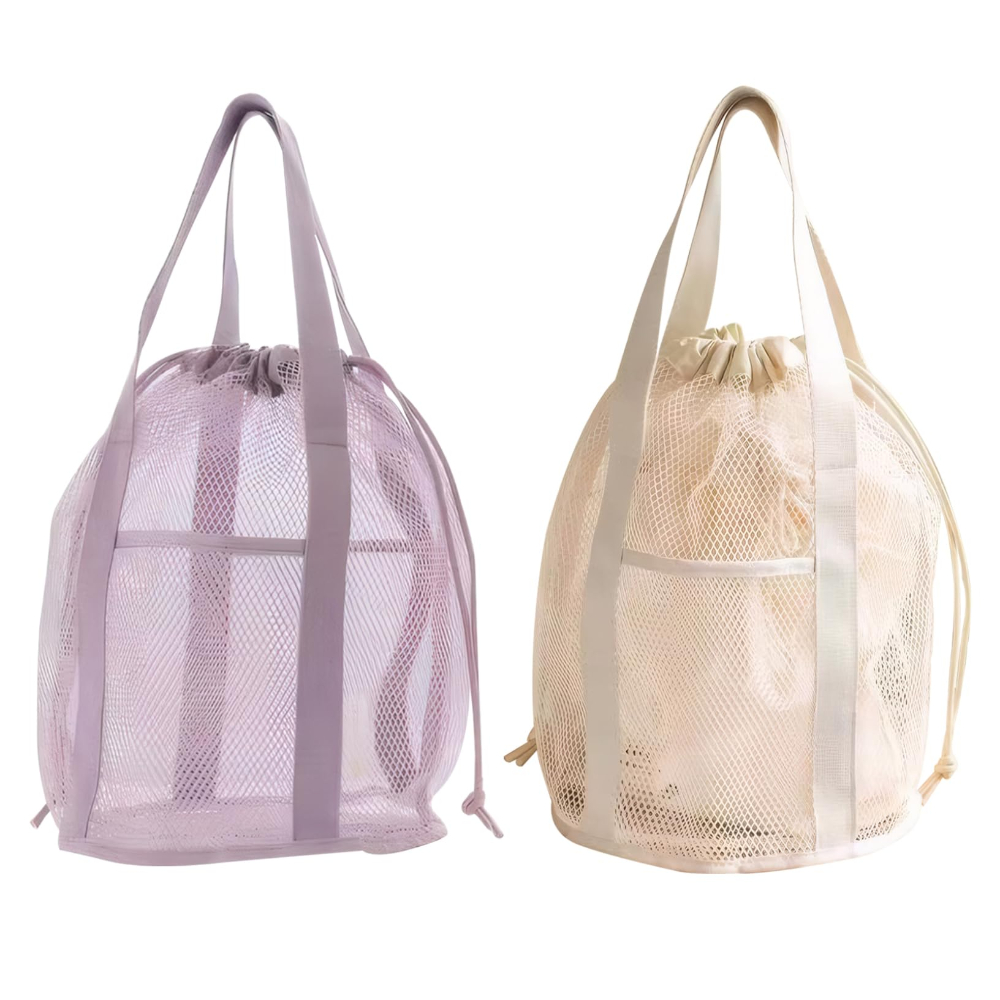 여행용 세면도구 가방 메쉬 속이 비치는 접이식 초경량  - Cosmetic Bags 리뷰 및 가격