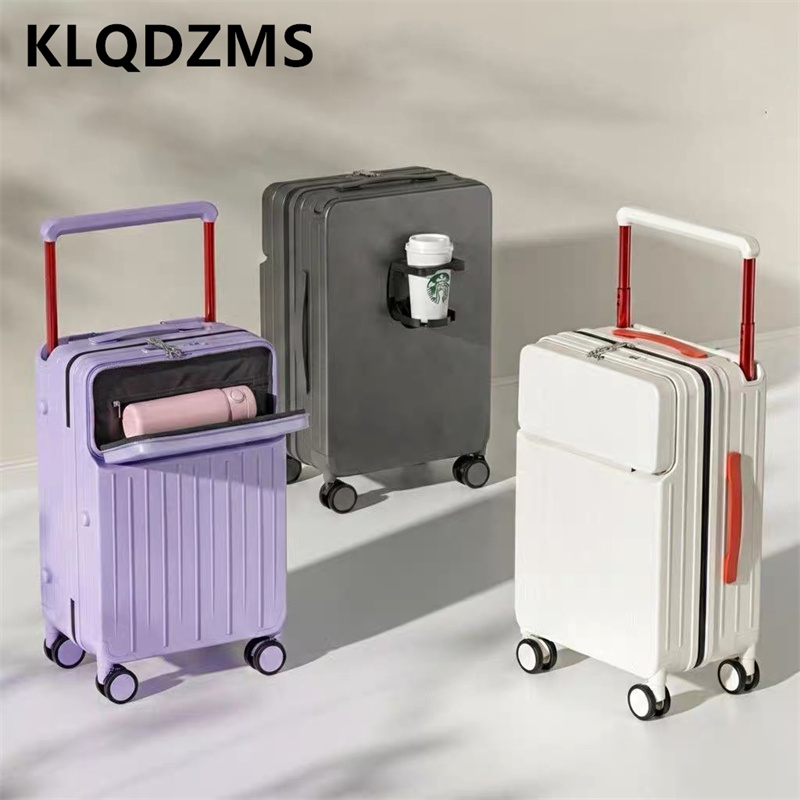 KLQDZMS 전면 개방형 여행 가방 20