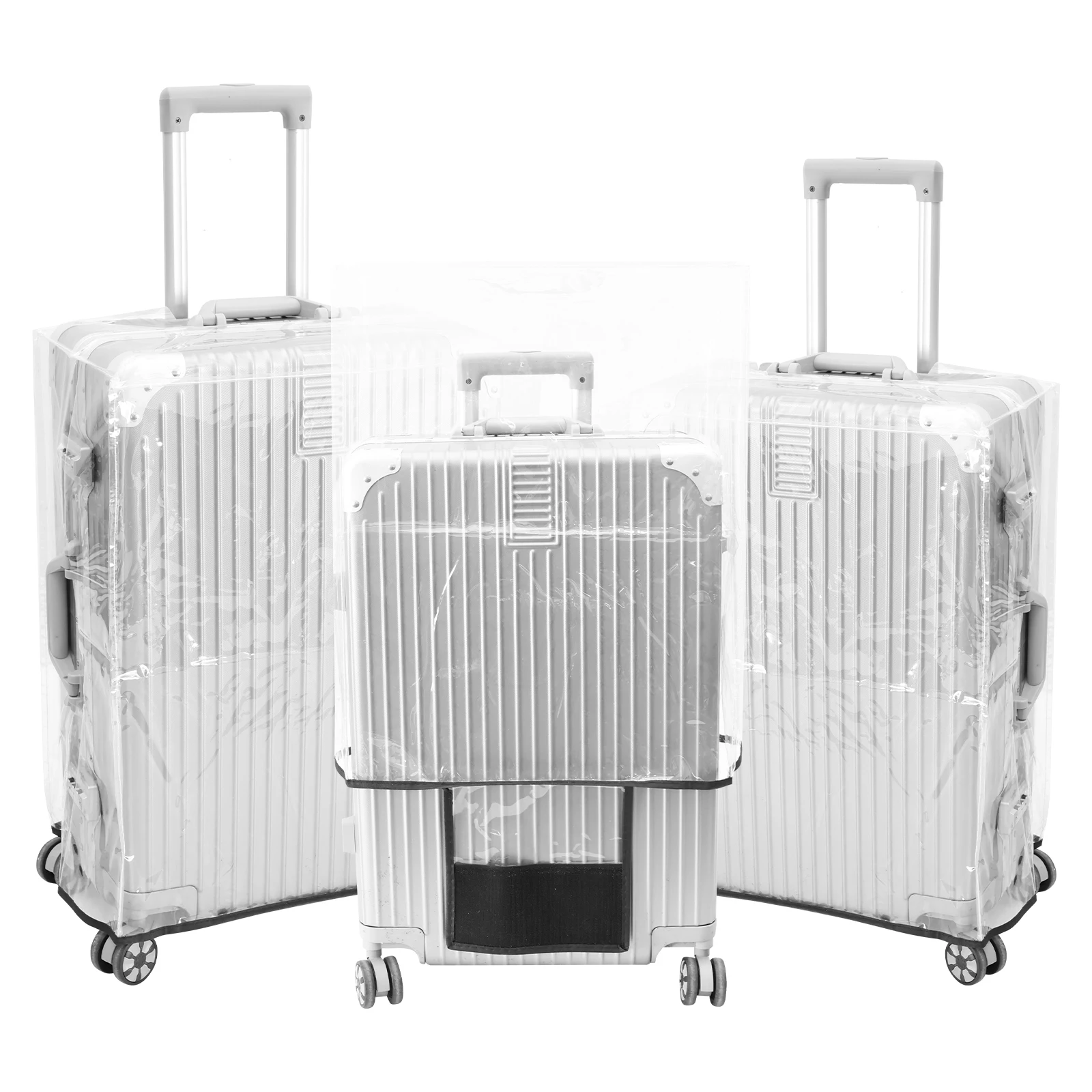 3Pcs 투명 PVC 수하물 보호 커버 20/24/28 - Luggage Protective Cover Transparent 리뷰 및 가격