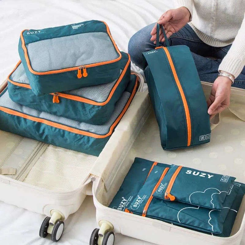 7/6 조각 세트 여행 주최자 보관 가방 가방 휴대용  - Foldable Rolling Luggage Bag 리뷰 및 가격