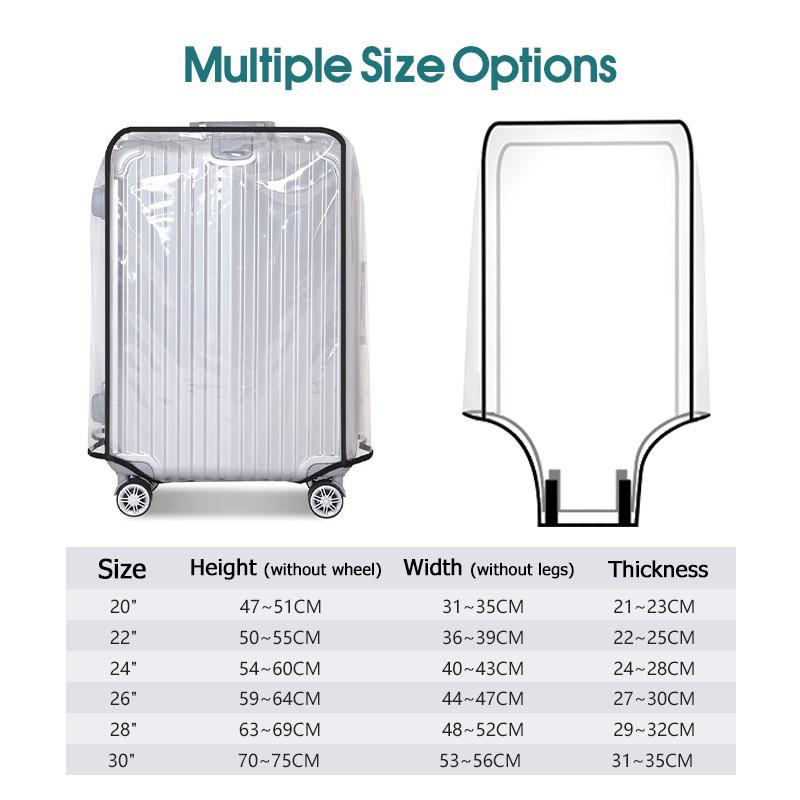 2027 여행용 투명 수하물 커버 방수 및 방진 PVC - Luggage Protective Cover Transparent 리뷰 및 가격