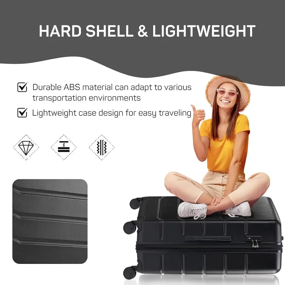 3피스 하드쉘 스피너 캐리어 세트 (TSA 잠금장치,  - Expandable Hard Shell Luggage Set 리뷰 및 가격
