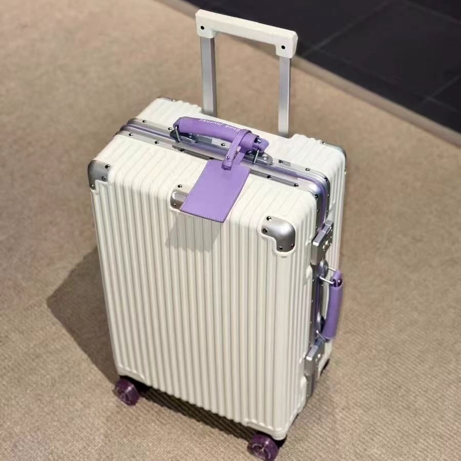 다채로운 자동 스피너 휠이있는 여행 가방 알루미늄 프레 - Aluminum Frame Carry On Luggage 리뷰 및 가격