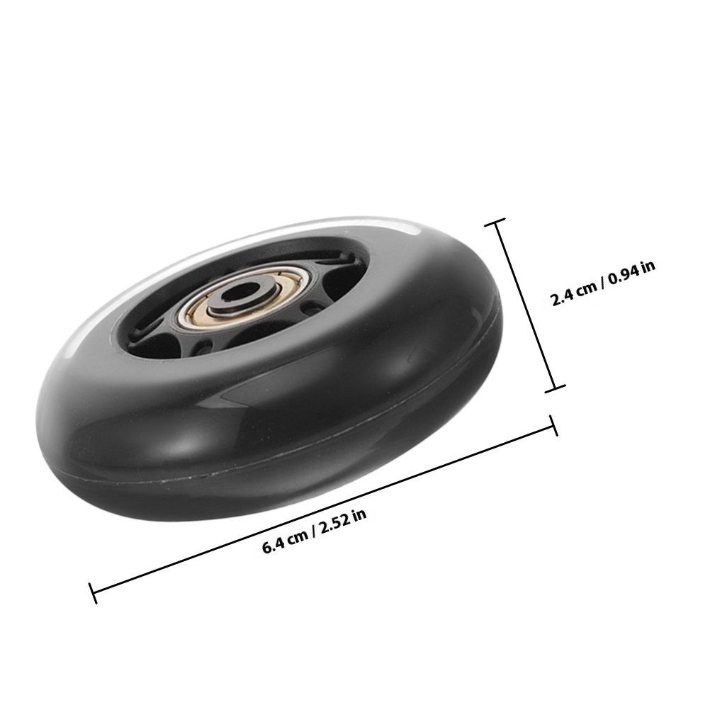 4pcs 수하물용 투명 교체 바퀴 무소음 바퀴 2.5인 - Silent Replacement Luggage Wheels 리뷰 및 가격