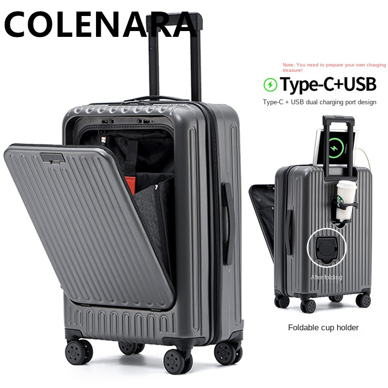 콜레나라 20인치, 24인치, 26인치 다기능 기내용  - Front Opening Laptop Luggage 24 Inch 리뷰 및 가격