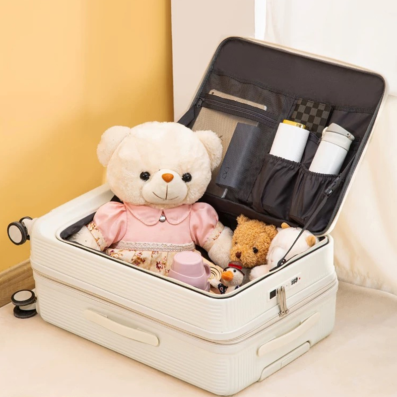 뜨거운! 새로운 20/22/24/26/28 인치 여성  - Front Opening Laptop Luggage 24 Inch 리뷰 및 가격