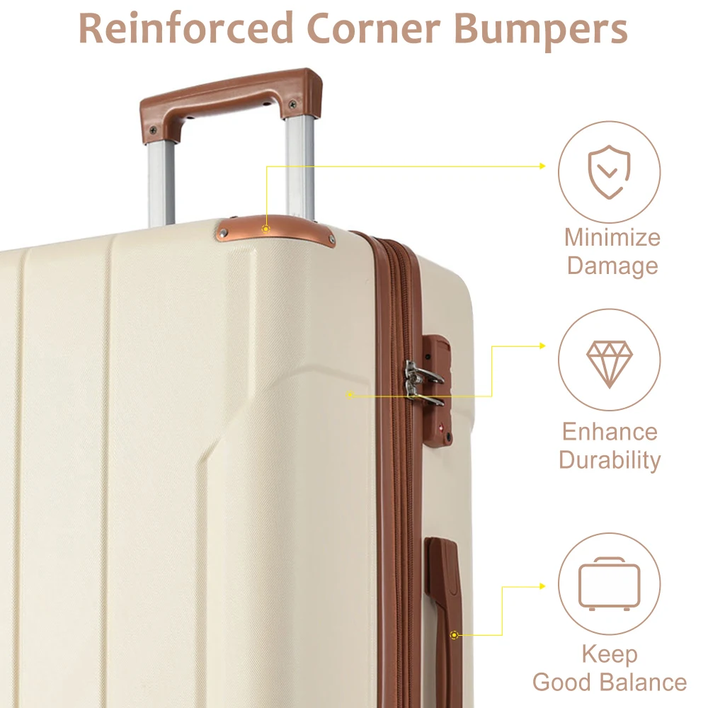 하드쉘 ABS 여행가방 세트 2피스 수트케이스 세트,  - Expandable Hard Shell Luggage Set 리뷰 및 가격