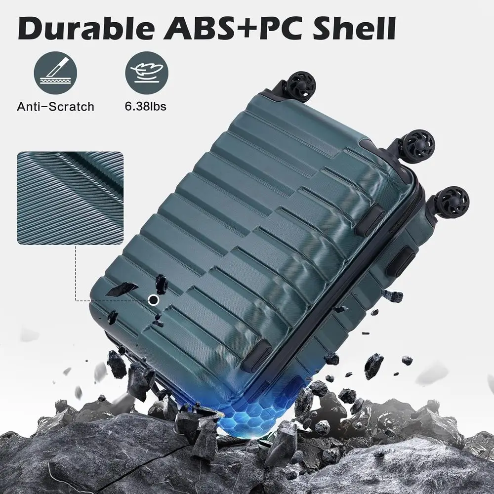 3피스 하드쉘 스피너 여행가방 세트, 확장형 대형 수하 - Expandable Hard Shell Luggage Set 리뷰 및 가격