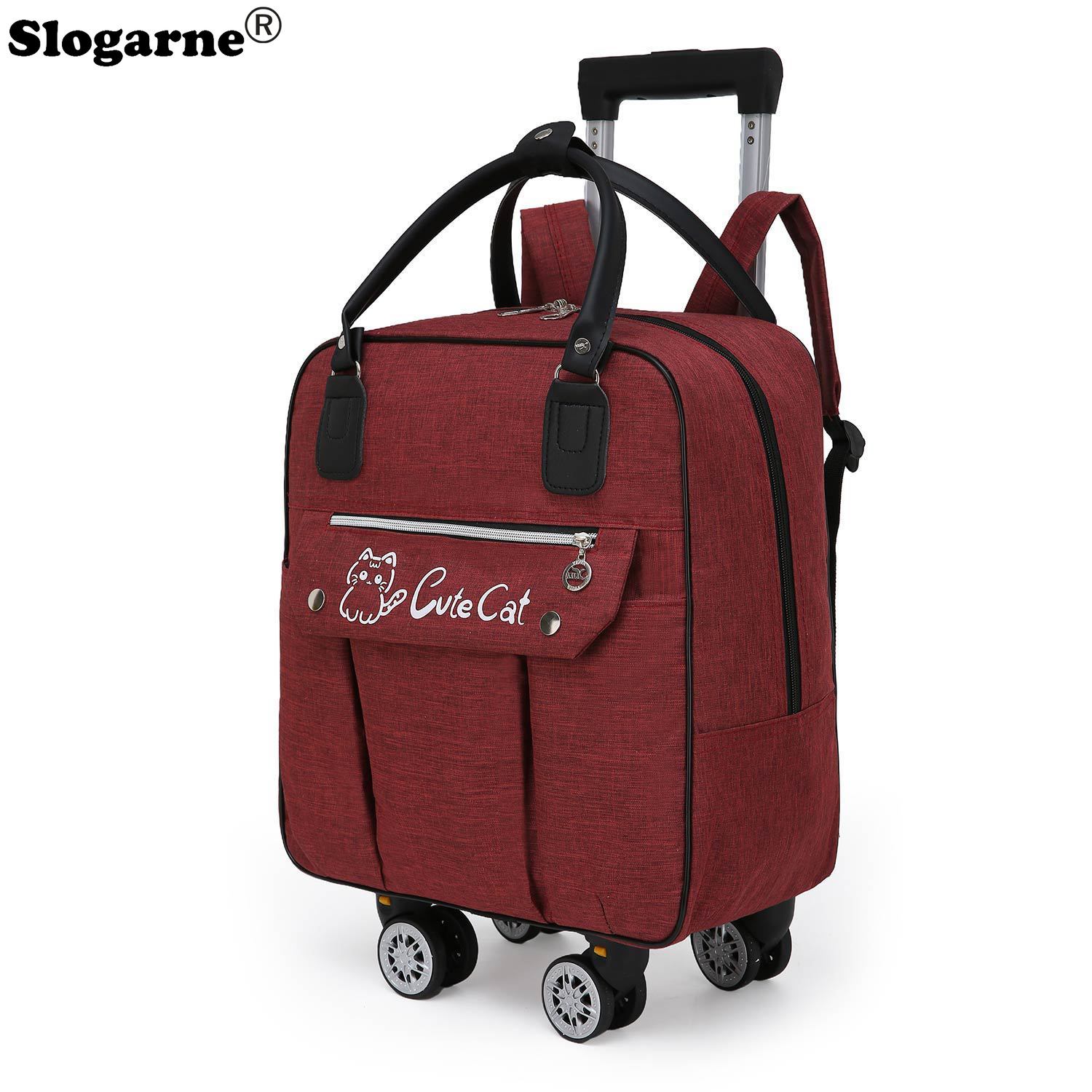 트롤리 대용량 여행 가방 바퀴 회 전자 수하물 휴대용  - Foldable Rolling Luggage Bag 리뷰 및 가격