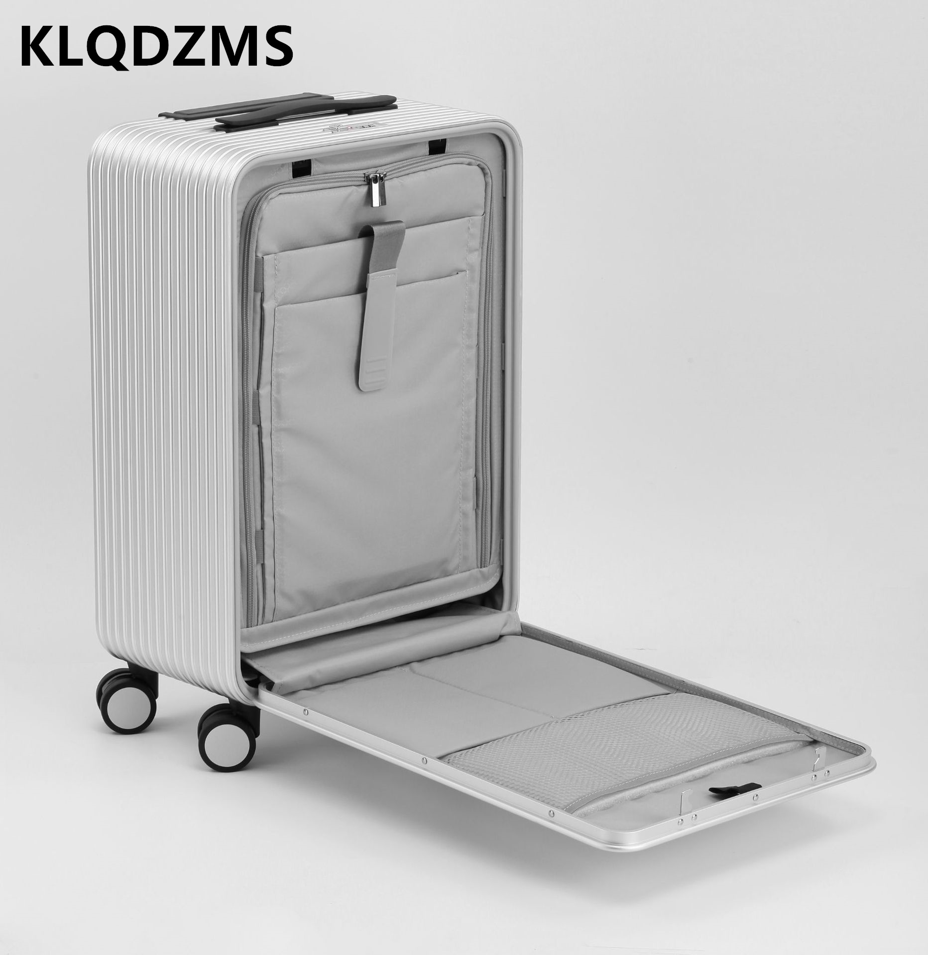 KLQDZMS 수하물 모든 알루미늄 마그네슘 합금 탑승 - Front Opening Laptop Luggage 24 Inch 리뷰 및 가격