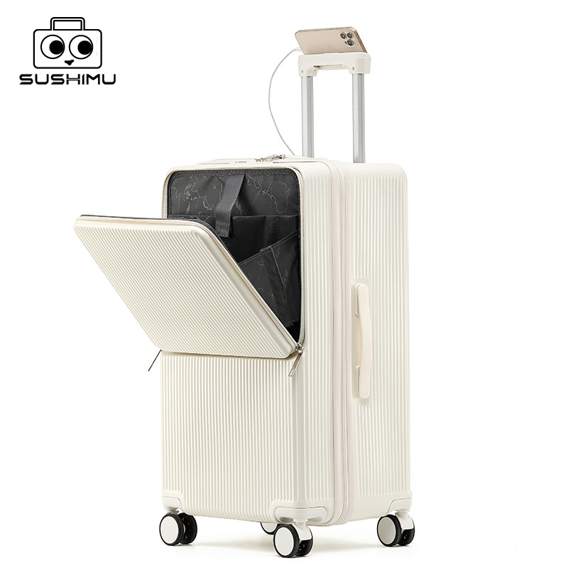 sushimu 가방 와이드 핸들 여행 가방 남자 20  - Aluminum Frame Carry On Luggage 리뷰 및 가격