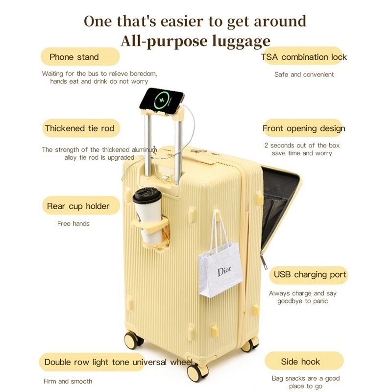 sushimu 가방 와이드 핸들 여행 가방 남자 20  - Aluminum Frame Carry On Luggage 리뷰 및 가격
