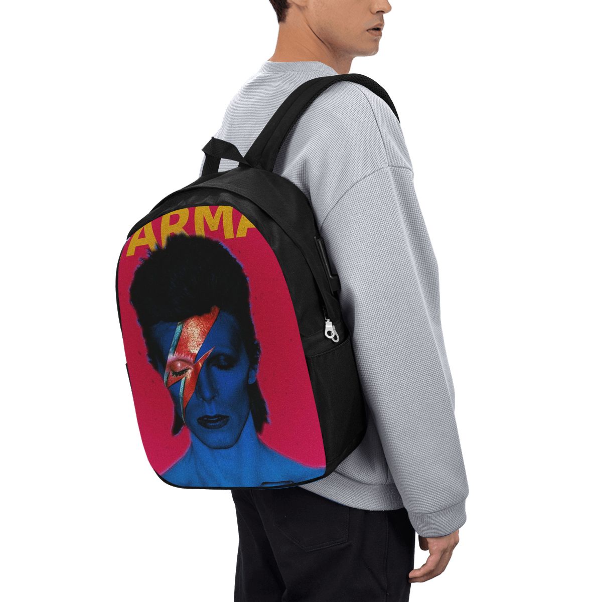 데이비드 보위드 백팩 여행 노트북 가방 컴퓨터 대학생  - Travel Bags 리뷰 및 가격