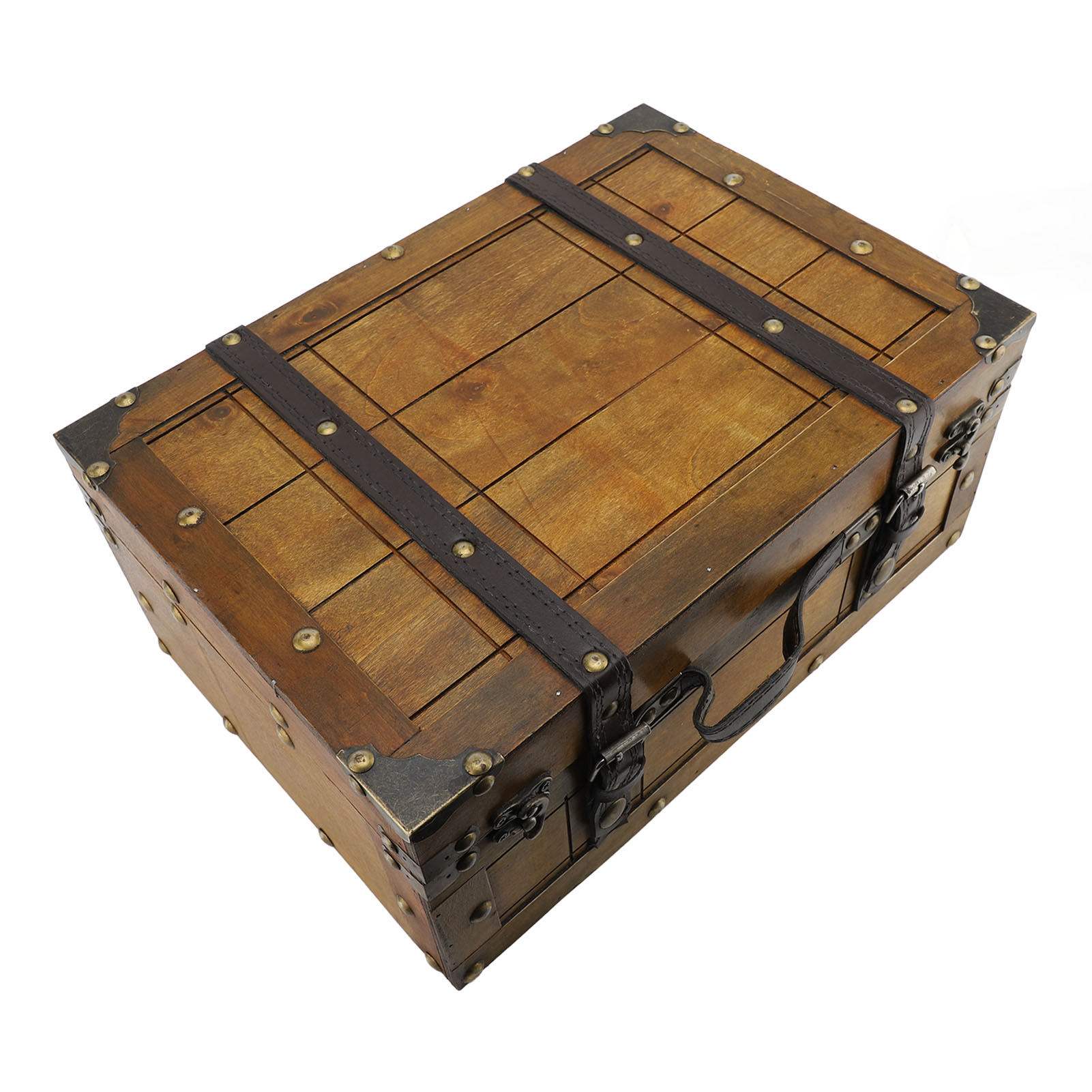 레트로 스타일 합성 목재 빈티지 우아한 장식용 수납 상 - Retro Vintage Trunk Suitcase 리뷰 및 가격