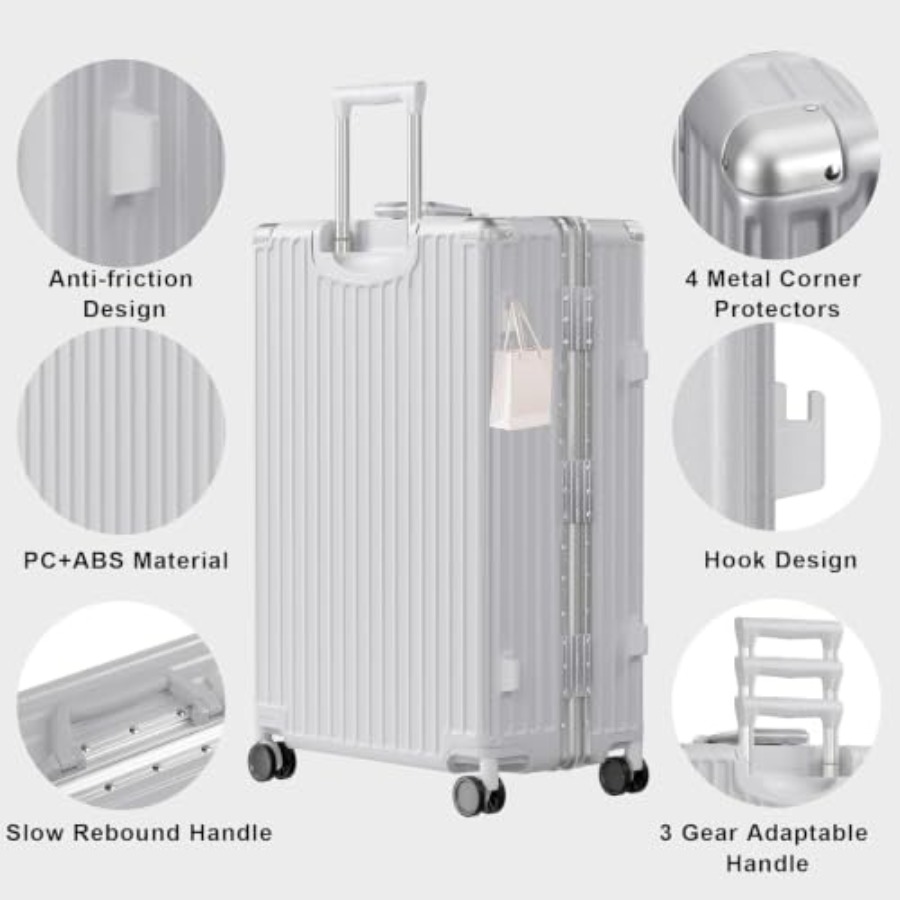 2피스 알루미늄 프레임 기내용 및 수하물용 여행가방 세 - Aluminum Frame Carry On Luggage 리뷰 및 가격