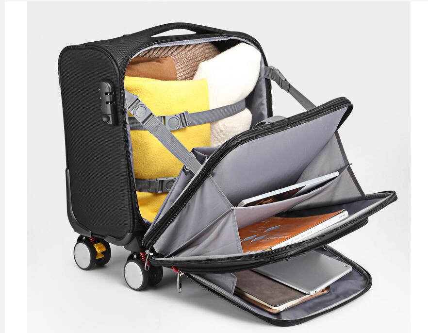 남성용 비즈니스 스피너 여행 가방, 바퀴가 달린 휴대용 - Spinner Wheel Rolling Suitcase 20 Inch 리뷰 및 가격