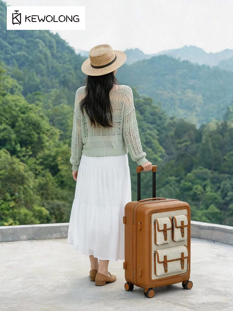 빈티지 캔버스 스피너 여행가방 20/24인치, 레트로  - Spinner Wheel Rolling Suitcase 20 Inch 리뷰 및 가격