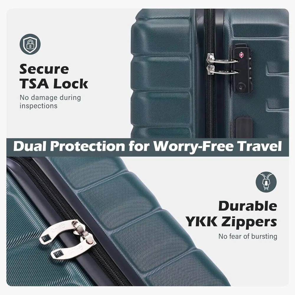 3피스 하드쉘 스피너 러기지 세트, 확장형 대형 여행  - Expandable Hard Shell Luggage Set 리뷰 및 가격